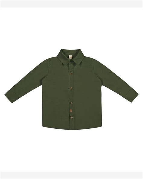 Riachuelo Camisa Infantil Manga Longa Trick Nick Verde