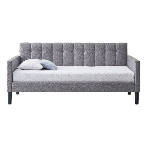 Dana Twin Size Upholstered Gray Day Bed