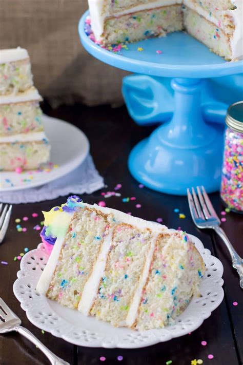 Funfetti Cake From Scratch And A Very Merry Unbirthday Sugar Spun Run