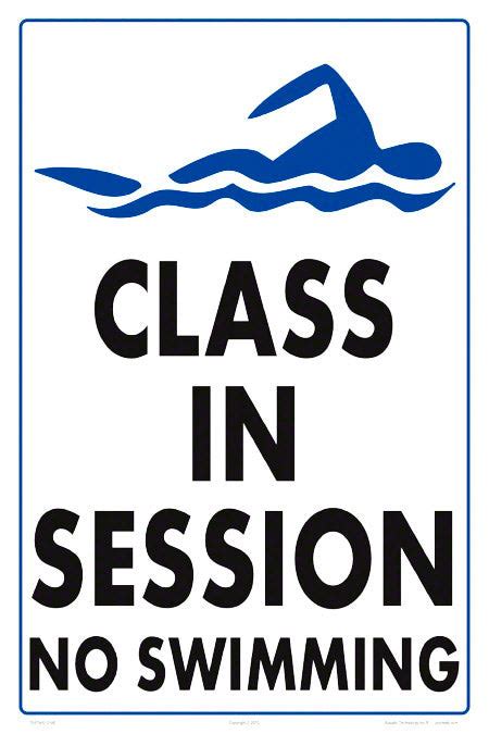 Class In Session Sign 12x18 Inch