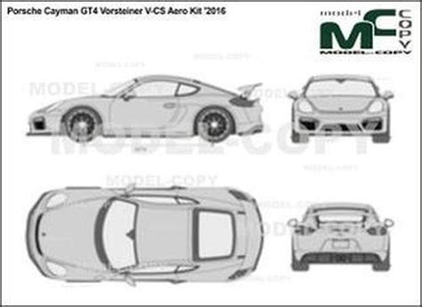 Porsche Cayman Gt Vorsteiner V Cs Aero Kit D Drawing