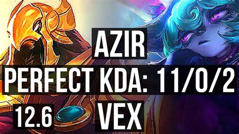 AZIR Vs VEX MID 11 0 2 Legendary 900 Games 800K Mastery KR