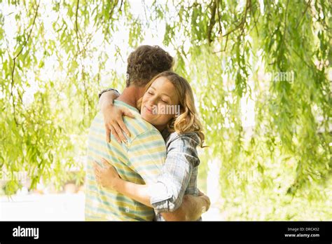 Affectionate Mature Couple Standing Outdoors Hi Res Stock Photography And Images Alamy