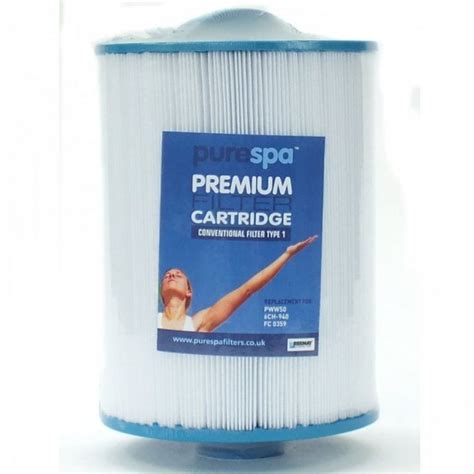 Pure Spa Hot Tub Reemay Filter Cartridge Type 1 Replace Pww506ch 940