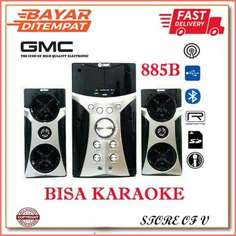 Speaker Bluetooth Gmc B Stereo Aktif Hifi Extra Bass Karaoke