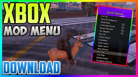 GTA 5 Xbox One & Xbox 360 Mods incl Mod Menu Download - Decidel