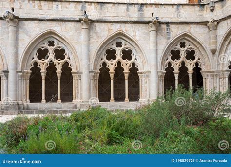 Gothic Arches And Pillars In Bayonne Cathedral Editorial Photo