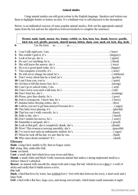 Vocabulary English Esl Worksheets Pdf And Doc