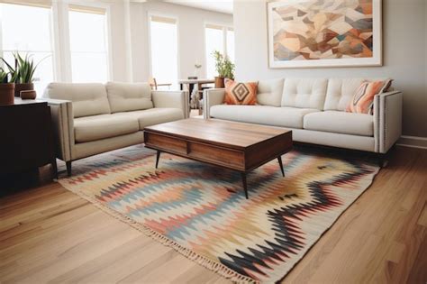 Premium AI Image | Contemporary woolen rug for the living room