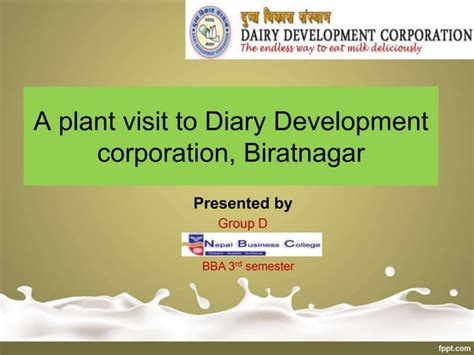 Diary Development Corporation Biratnagar Ppt