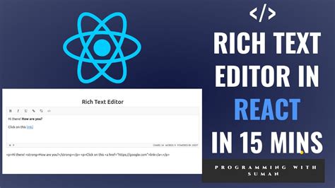 Simple Rich Text Editor In React Js Rich Text Editor With All