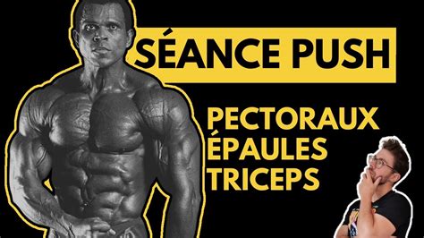 La Meilleure S Ance Push Bas E Sur La Science Pectoraux Epaules Et