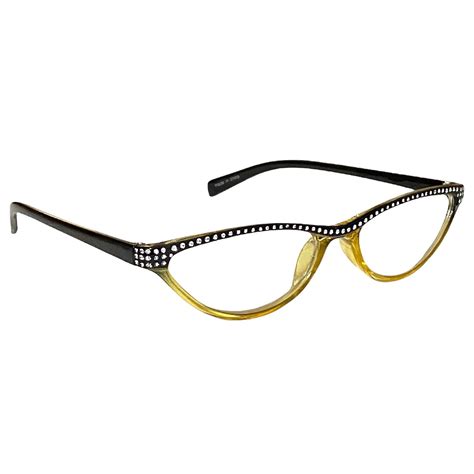 Nwt Women Cat Eye Reading Glasses Rita Rhinestone Vintage Bling Frame With Case Ebay