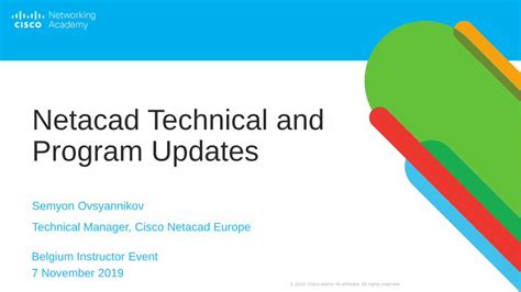 PDF Netacad Technical And Program UpdatesCCNA 1 Intro To Networks