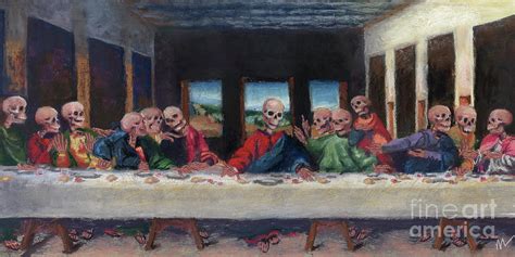 The Very Last Supper Pastel By Marie Marfia