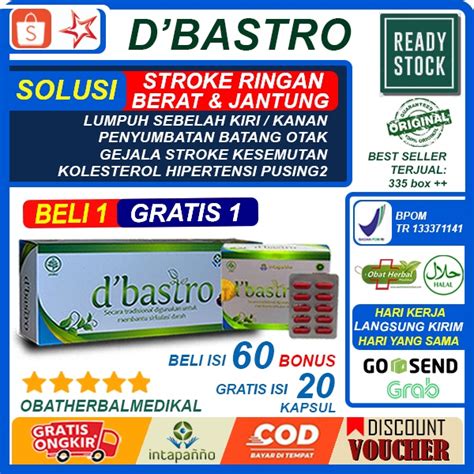 Jual Obat Stroke Ringan Dan Berat Darah Tinggi Jantung Kolesterol