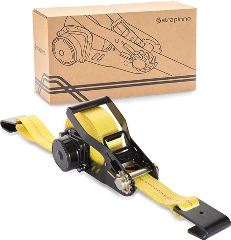 Amazon STRAPINNO Retractable Ratchet Tie Down Strap 2 In X 27 Ft