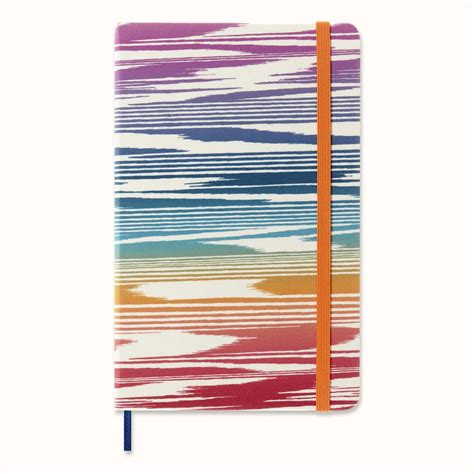 Caderno Large Folhas Pautadas Edição Limitada Missoni Fiammato Sfumato