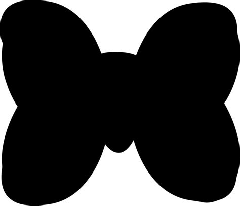 Minnie Mouse Bow Silhouette