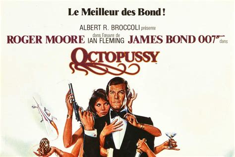 Original Vintage Movie Poster James Bond Octopussy France Dan