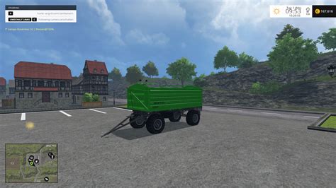 FS15 Trailer Conow HW80 v 1 0 fifth wheel Mod für Farming Simulator 15