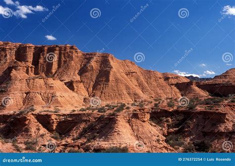 Argentina Mountains Arid Desert Eroded Geological Formation Tertiary