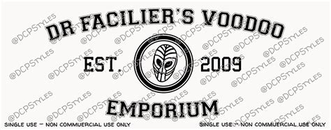 Dr Faciliers Voodoo Emporium Svg File Downloadable Svg File Princess