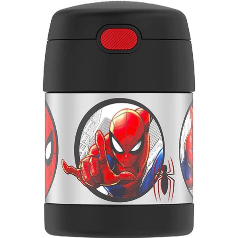 Thermos Spiderman Kid S Funtainer 10 Oz Insulated Stainless Food Jar