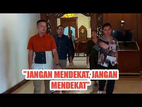 Kocak Gibran Cegah Wartawan Minta Foto Bareng Nicolas Saputra YouTube