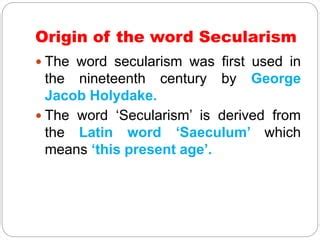 Secularism PPT