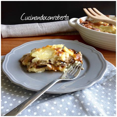 Tortino Di Melanzane Patate E Provola Affumicata Cucinando Con