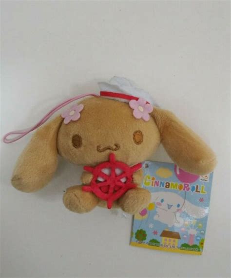 Cinnamoroll Mocha Sanrio Furyu Mascot Strap Plush Tag Toy