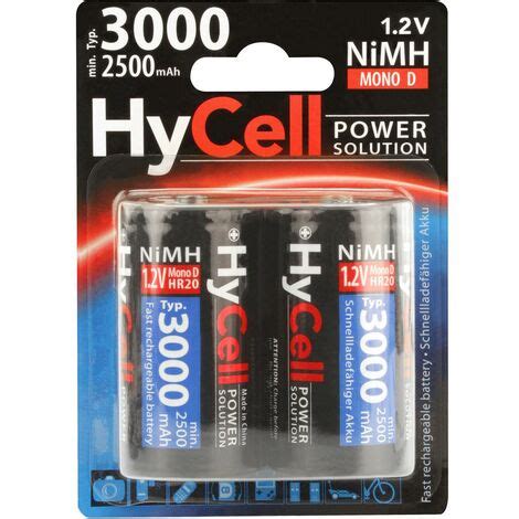 Hycell Hr Pile Rechargeable Lr D Nimh Mah V Pc S