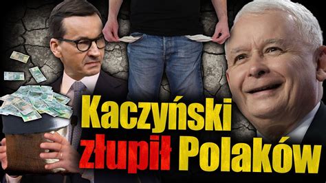 Kaczyński złupił Polaków Za pensje stać Polaków na mniej niż za rządów