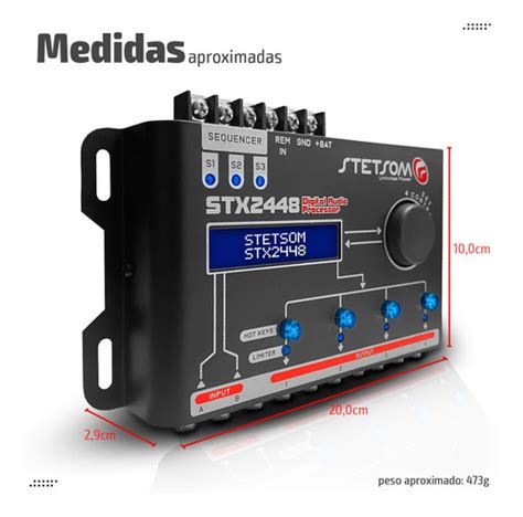 Processador Udio Digital Stetsom Stx Novo Frete Gr Tis