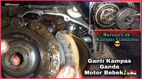 Yukk Ganti Kampas Ganda Motor Bebek All Tipe Honda Blade Supra