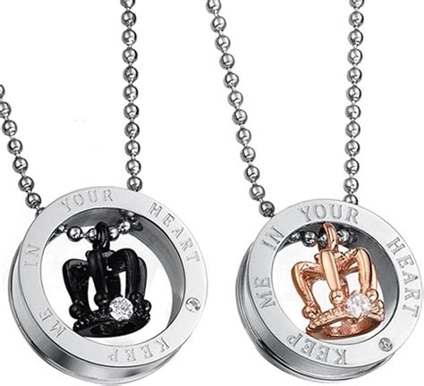 Oidea Bijoux Pendentif D Amiti Collier Amour Pour Homme Et Femme