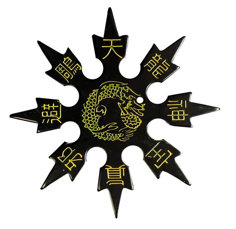 8 Point Black Throwing Star - Giri Martial Arts Supplies