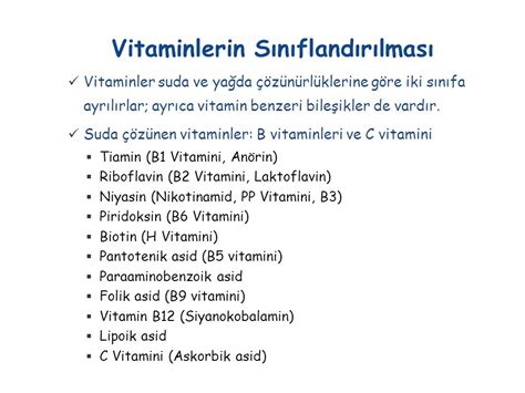 VİTAMİNLER Doç Dr Hikmet KOÇAK ppt video online indir