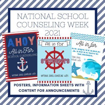 National School Counseling Week, Free Posters by Counselor Accents