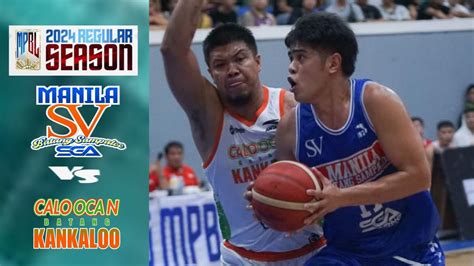 Manila Vs Caloocan Full Game Highlights Mpbl Regular Season