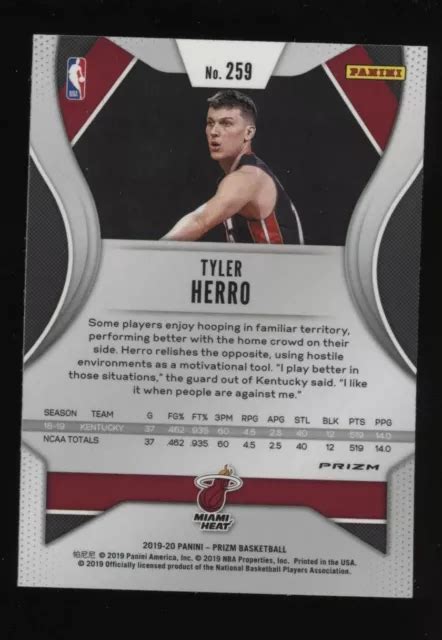 2019 20 PANINI PINK Ice Prizm Tyler Herro Miami Heat RC Recrue EUR 0 91