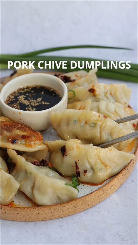 Chinese Pork Chive Dumplings Artofit