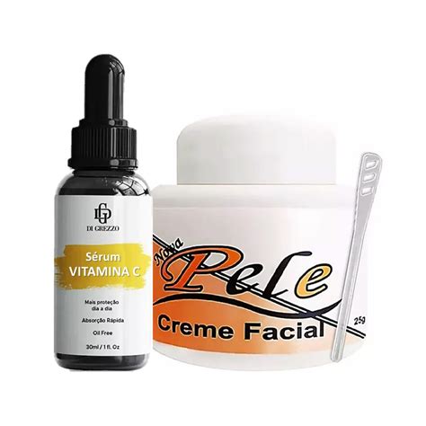 Creme Facial Clareador Nova Pele Melasma Vitamina C Rosto Shopee Brasil