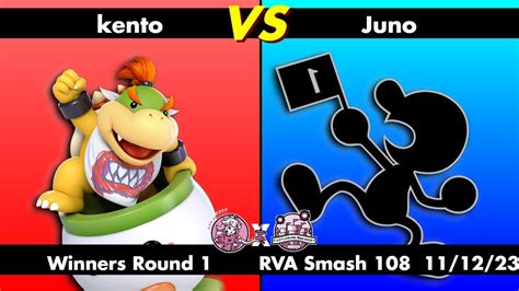 Rva Smash Kento Snake Bowser Jr Vs Juno Mr Game Watch