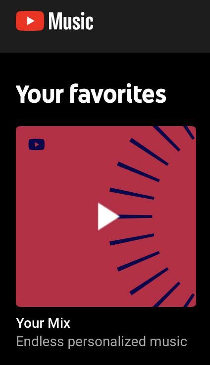Just noticed My Mix is now Your Mix w/ new artwork : r/YoutubeMusic
