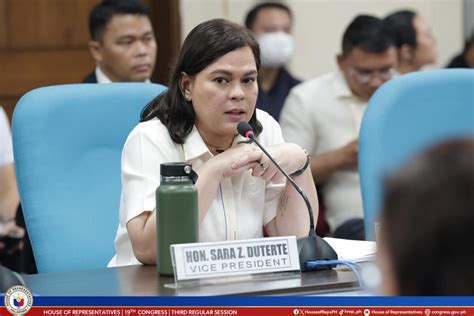 VP Sara On House Probe Into OVP Funds Politically Motivated