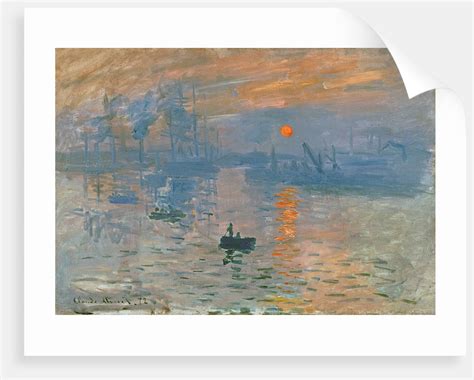 Impression Sunrise Impression Soleil Levant 1872 Posters And Prints