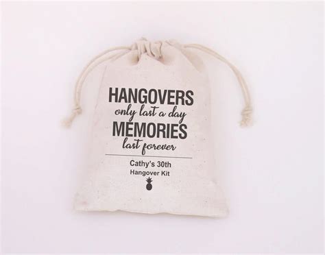 Hangovers Last A Day Memories Last Forever Wedding Favors Etsy