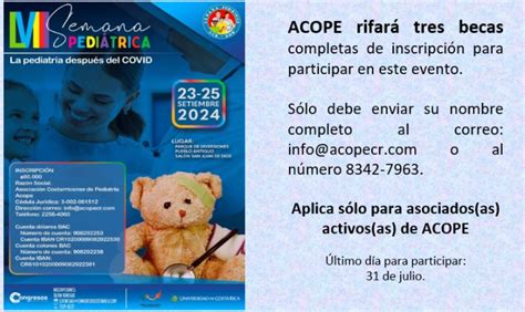 Curso de actualización en pediatría Asociación Costarricense de Pediatría